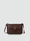 Bolsa De Ombro Pequena Marrom Garbo Elsa - Garboza