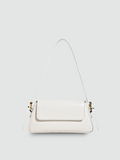 Bolsa De Ombro Pequena Branco Garbo Rúbia - Garboza