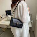 Bolsa De Ombro Pequena Preta Garbo Elsa - Garboza