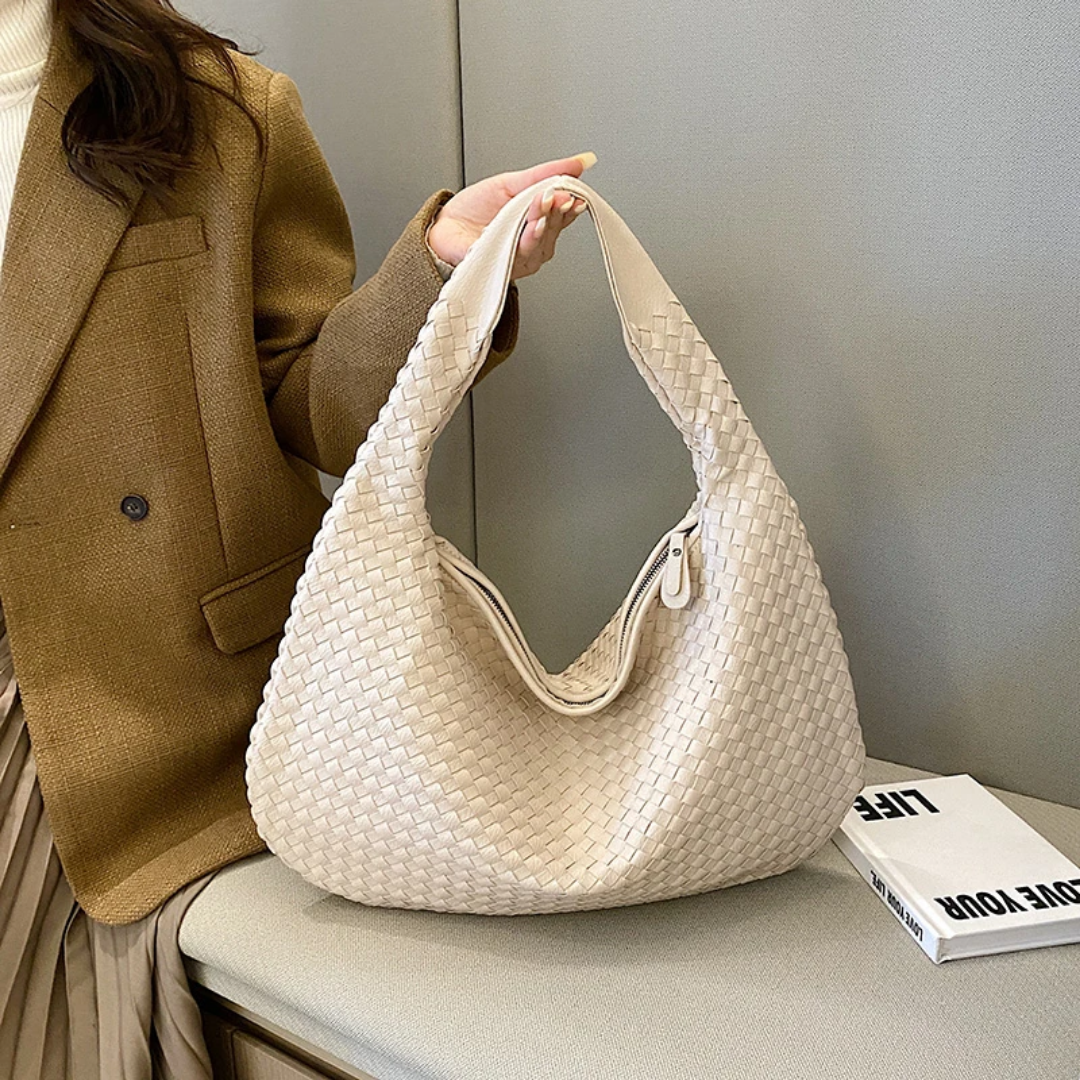 Bolsa de Ombro Grande Branca Garbo Larissa - Garboza