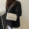Bolsa De Ombro Pequena Branca Garbo Elsa - Garboza
