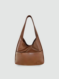 Bolsa Hobo Grande Marrom Garbo Giulia - Garboza
