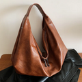Bolsa Hobo Grande Marrom Garbo Karina - Garboza
