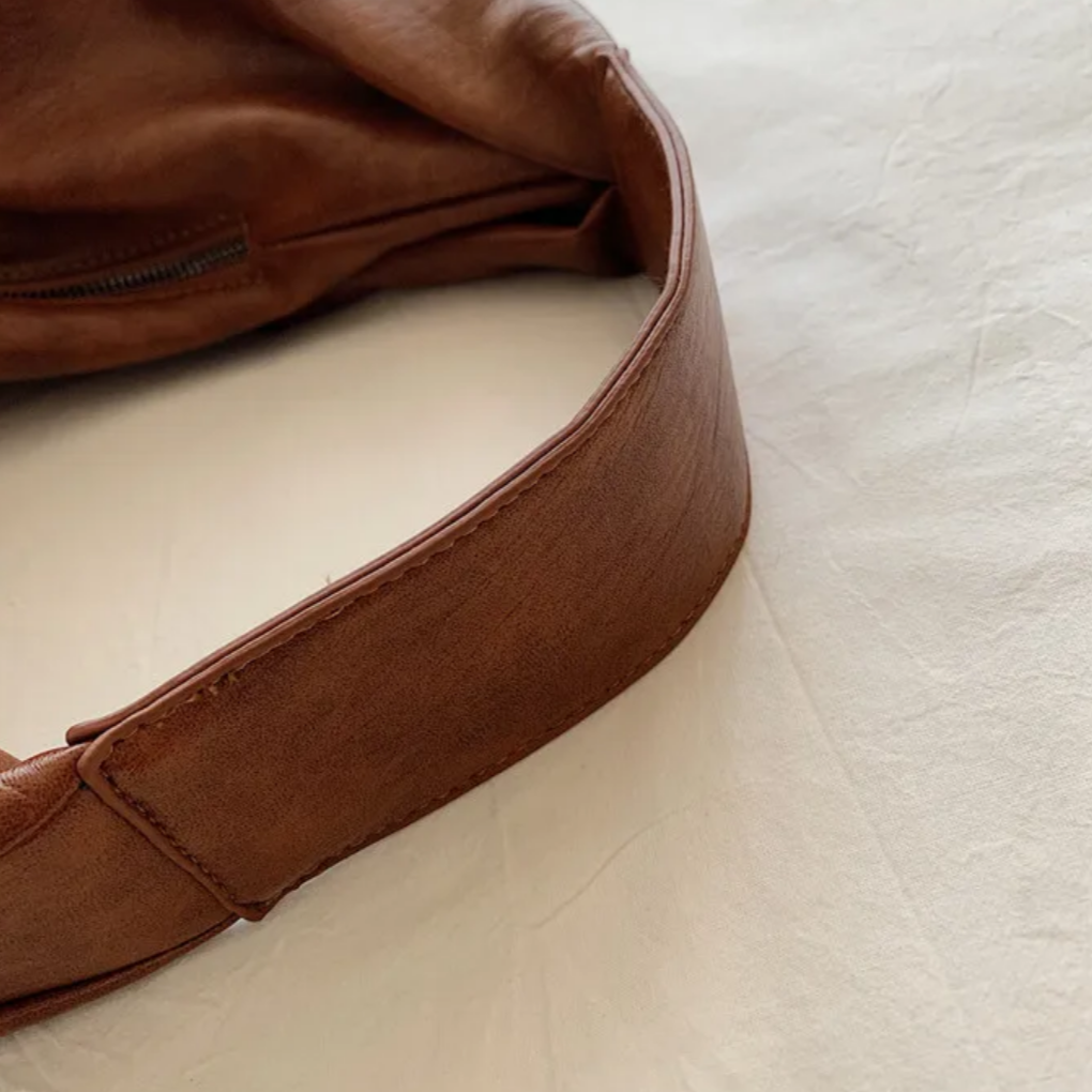 Bolsa Hobo Grande Marrom Garbo Karina - Garboza