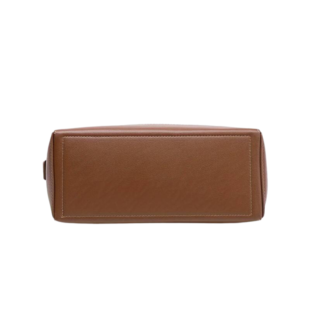 Bolsa De Ombro Média Marrom Garbo Amabel - Garboza