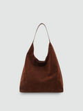 Bolsa Hobo Grande Marrom Garbo Roberta - Garboza