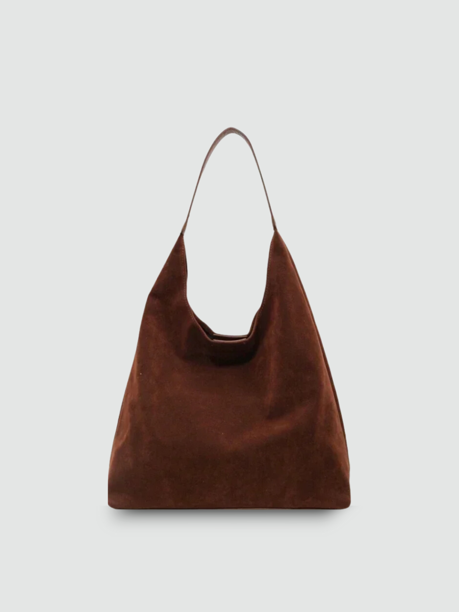 Bolsa Hobo Grande Marrom Garbo Roberta - Garboza