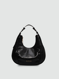 Bolsa Hobo Média Preto Garbo Gabriela - Garboza