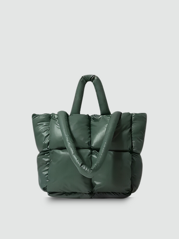 Bolsa Puffer Grande Verde Garbo Mariana - Garboza