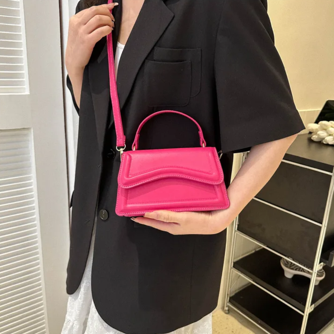 Bolsa Transversal Pequena Rosa pink Garbo Alice - Garboza