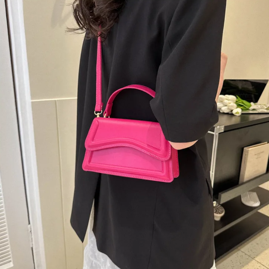 Bolsa Transversal Pequena Rosa pink Garbo Alice - Garboza