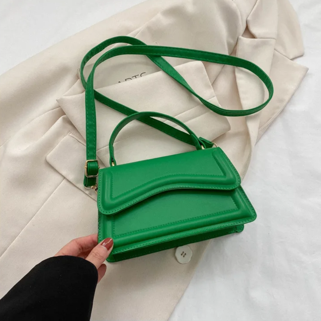 Bolsa Transversal Pequena Verde Garbo Alice - Garboza
