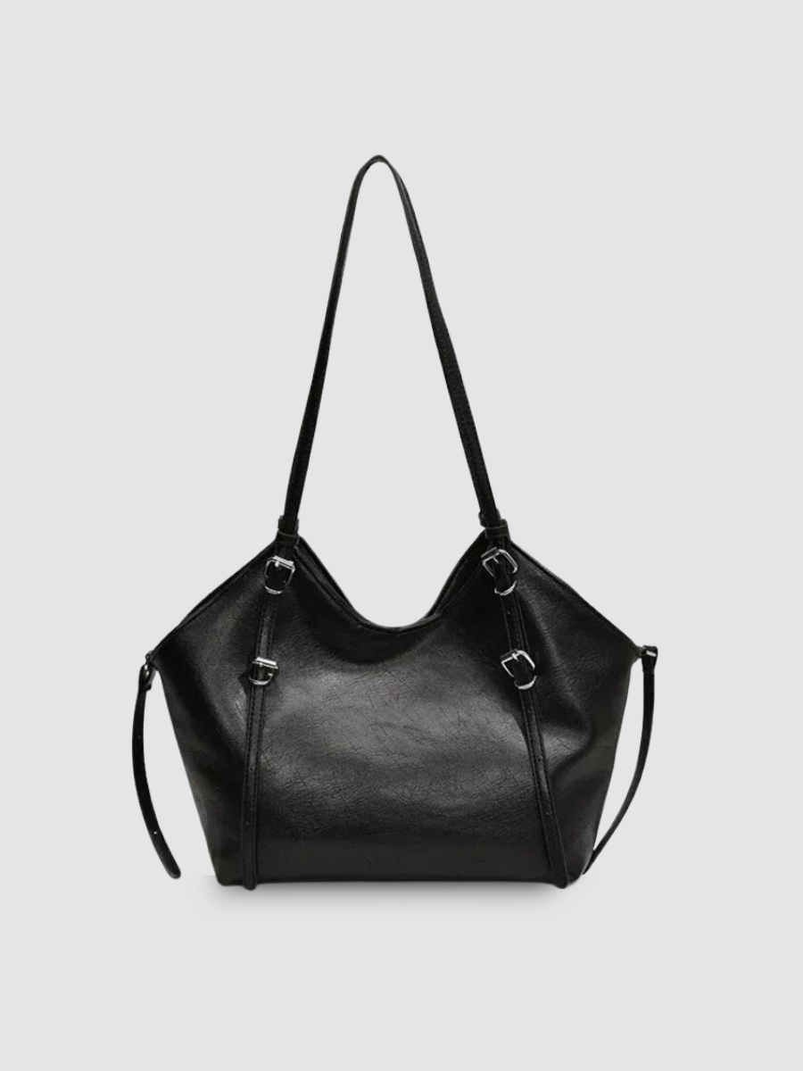Bolsa Tote Grande Preta Garbo Betina - Garboza