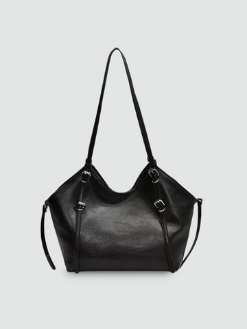 Bolsa Tote Grande Preta Garbo Betina - Garboza