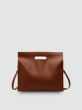 Bolsa Tote Grande Marrom Garbo Cassandra - Garboza