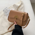 Bolsa De Ombro Pequena Bege Garbo Safira - Garboza