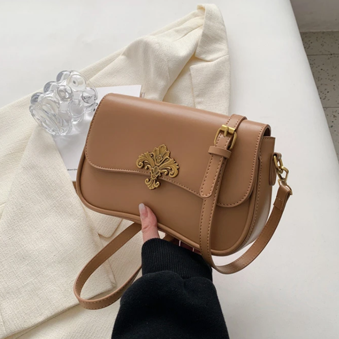 Bolsa De Ombro Pequena Bege Garbo Safira - Garboza