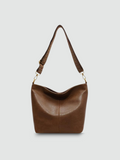 Bolsa Tote Grande Marrom Garbo Catarina - Garboza