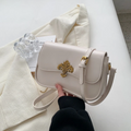 Bolsa De Ombro Pequena Branco Garbo Safira - Garboza