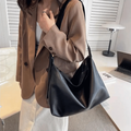 Bolsa Hobo Grande Preto Garbo Liz - Garboza