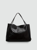 Bolsa Tote Grande Preta Garbo Hannah - Garboza