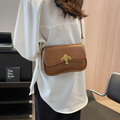 Bolsa De Ombro Pequena Bege Garbo Safira - Garboza
