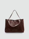 Bolsa Tote Grande Marrom Garbo Hannah - Garboza
