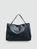 Bolsa Tote Grande Azul Garbo Hannah - Garboza