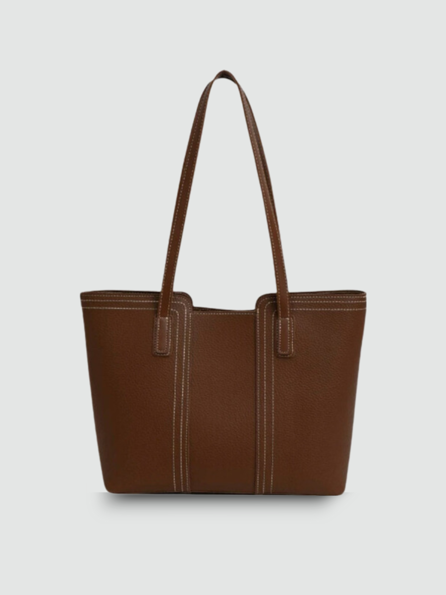 Bolsa Tote Grande Preta Garbo Helena - Garboza