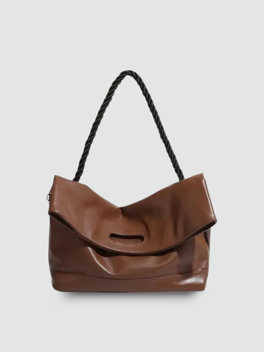 Bolsa Tote Grande Marrom Garbo Heloisa - Garboza