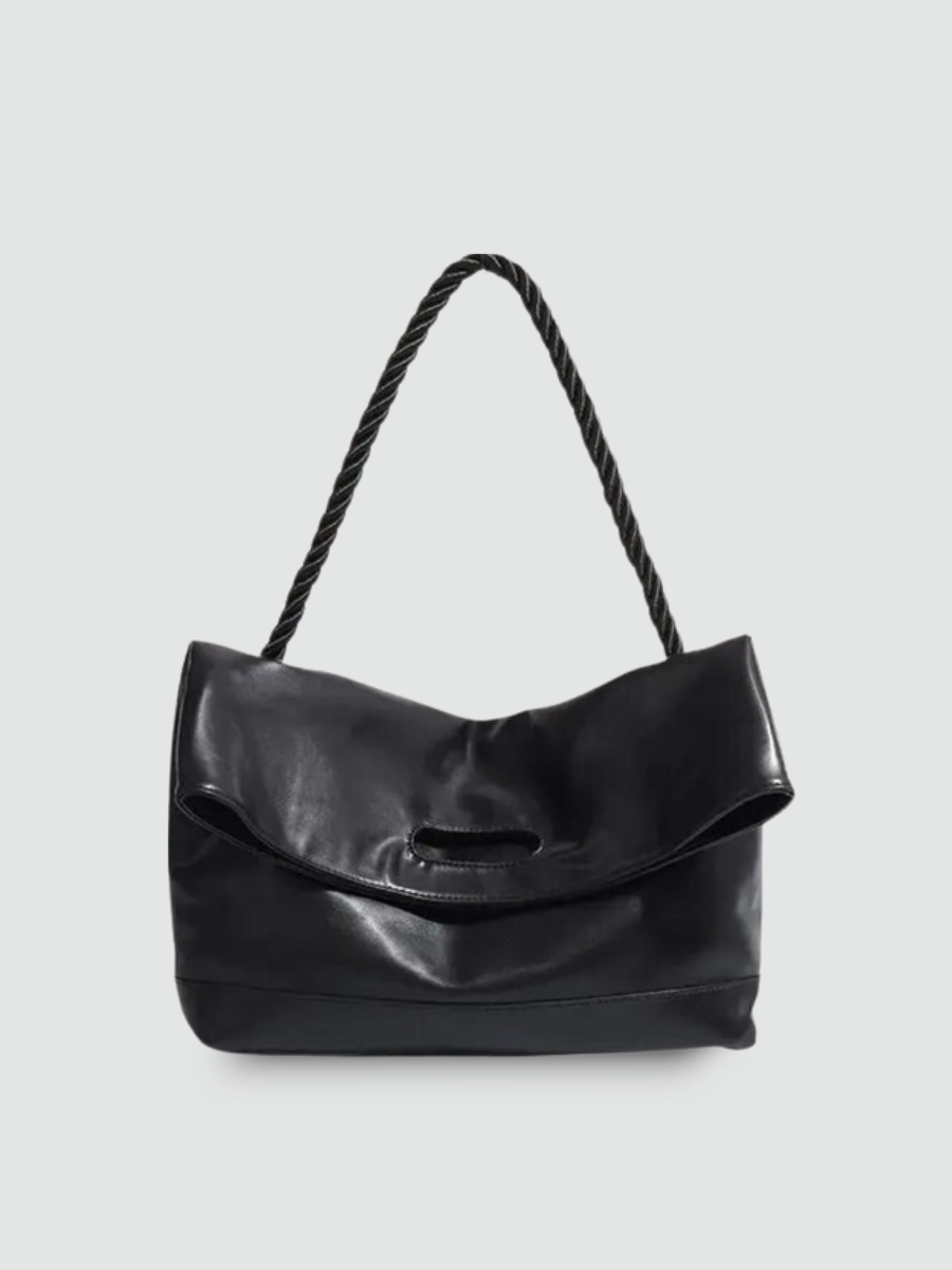 Bolsa Tote Grande Preta Garbo Heloisa - Garboza