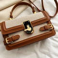 Bolsa Transversal Pequena Marrom Garbo Lyra - Garboza