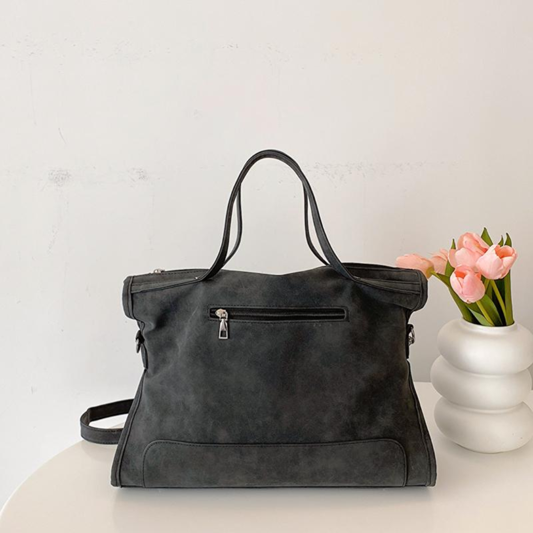 Bolsa Transversal Grande Preta Garbo Zaya - Garboza