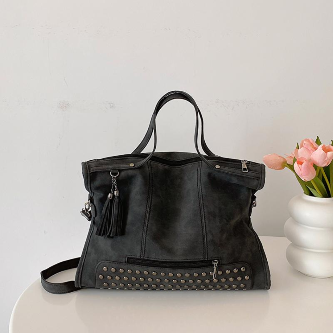 Bolsa Transversal Grande Preta Garbo Zaya - Garboza