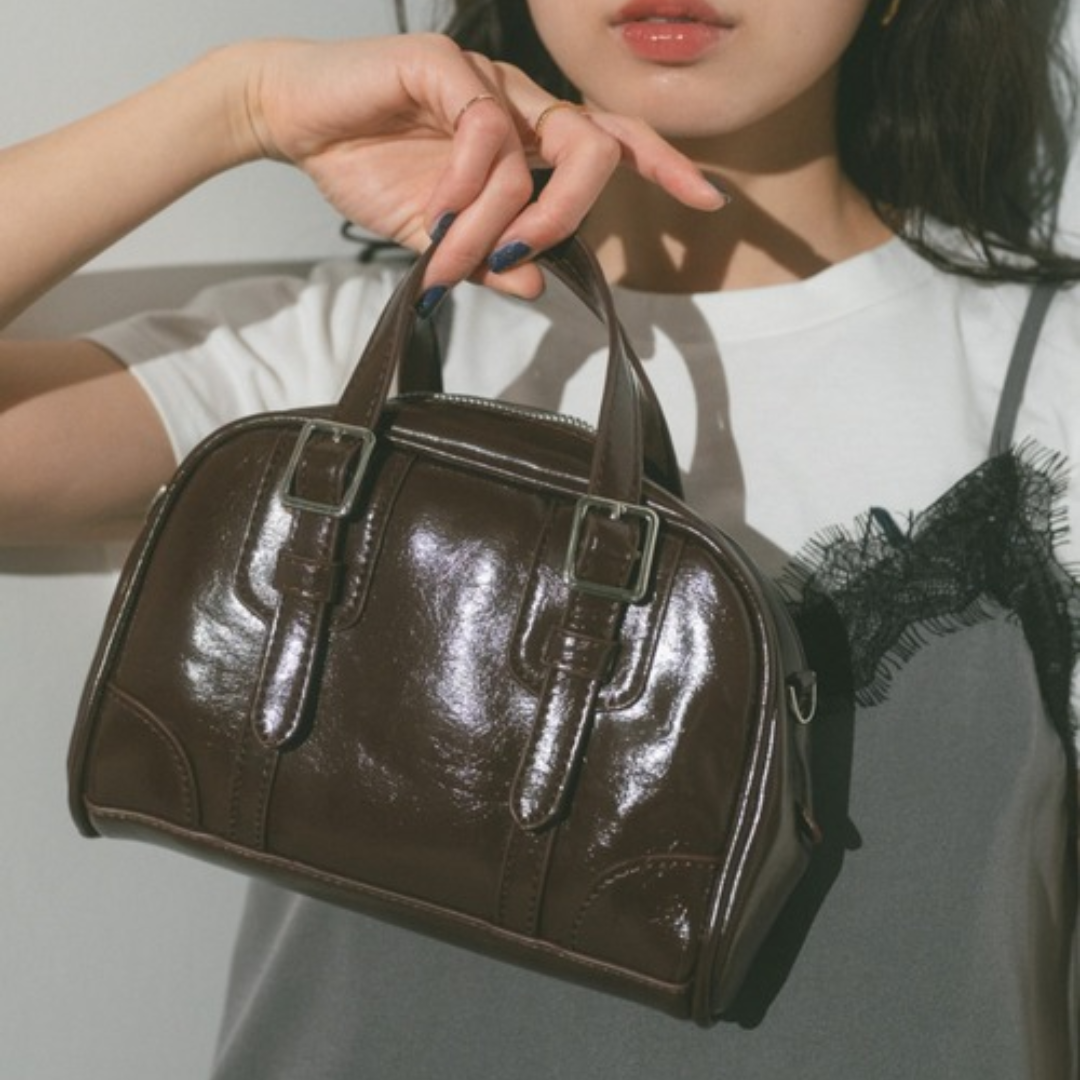 Bolsa Transversal Pequena Marrom Garbo Ava - Garboza