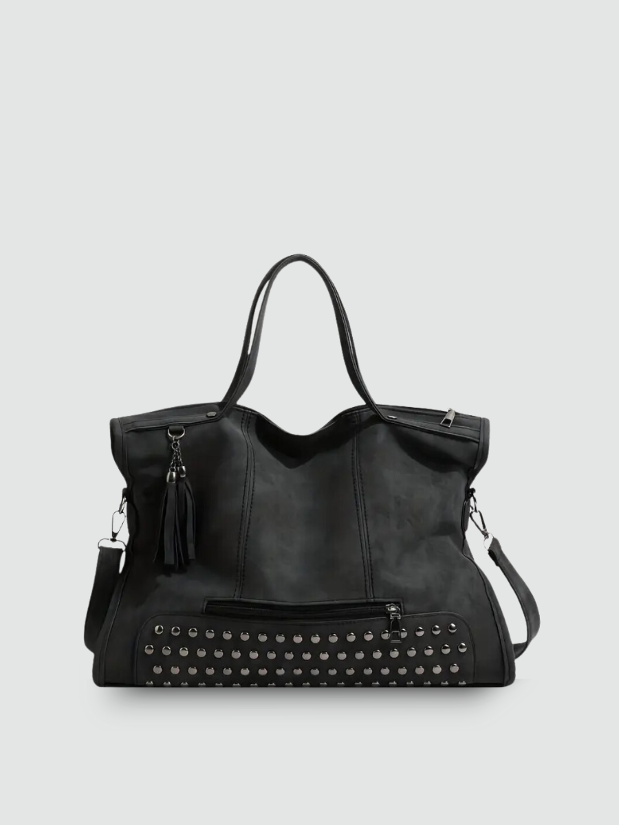 Bolsa Transversal Grande Preta Garbo Zaya - Garboza