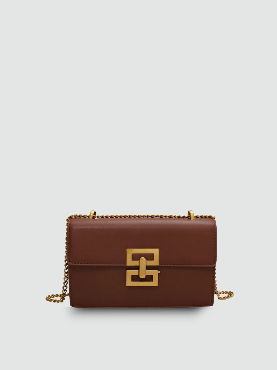 Bolsa Transversal Média Marrom Garbo Belle - Garboza