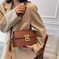 Bolsa Transversal Média Marrom Garbo Belle - Garboza