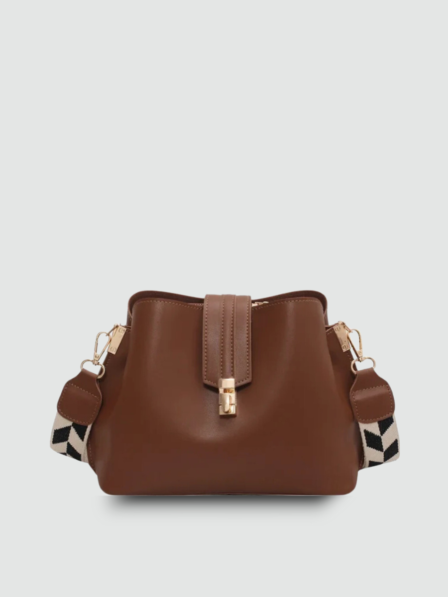 Bolsa Transversal Pequena Preta Garbo Victoria - Garboza
