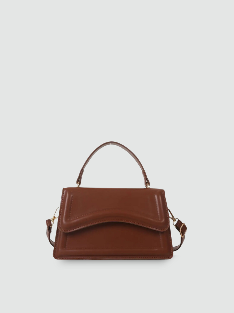 Bolsa Transversal Pequena Marrom Garbo Alice - Garboza
