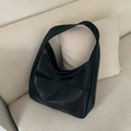 Bolsa Hobo Grande Preta Garbo Giulia - Garboza