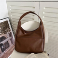 Bolsa Hobo Grande Marrom Garbo Giulia - Garboza