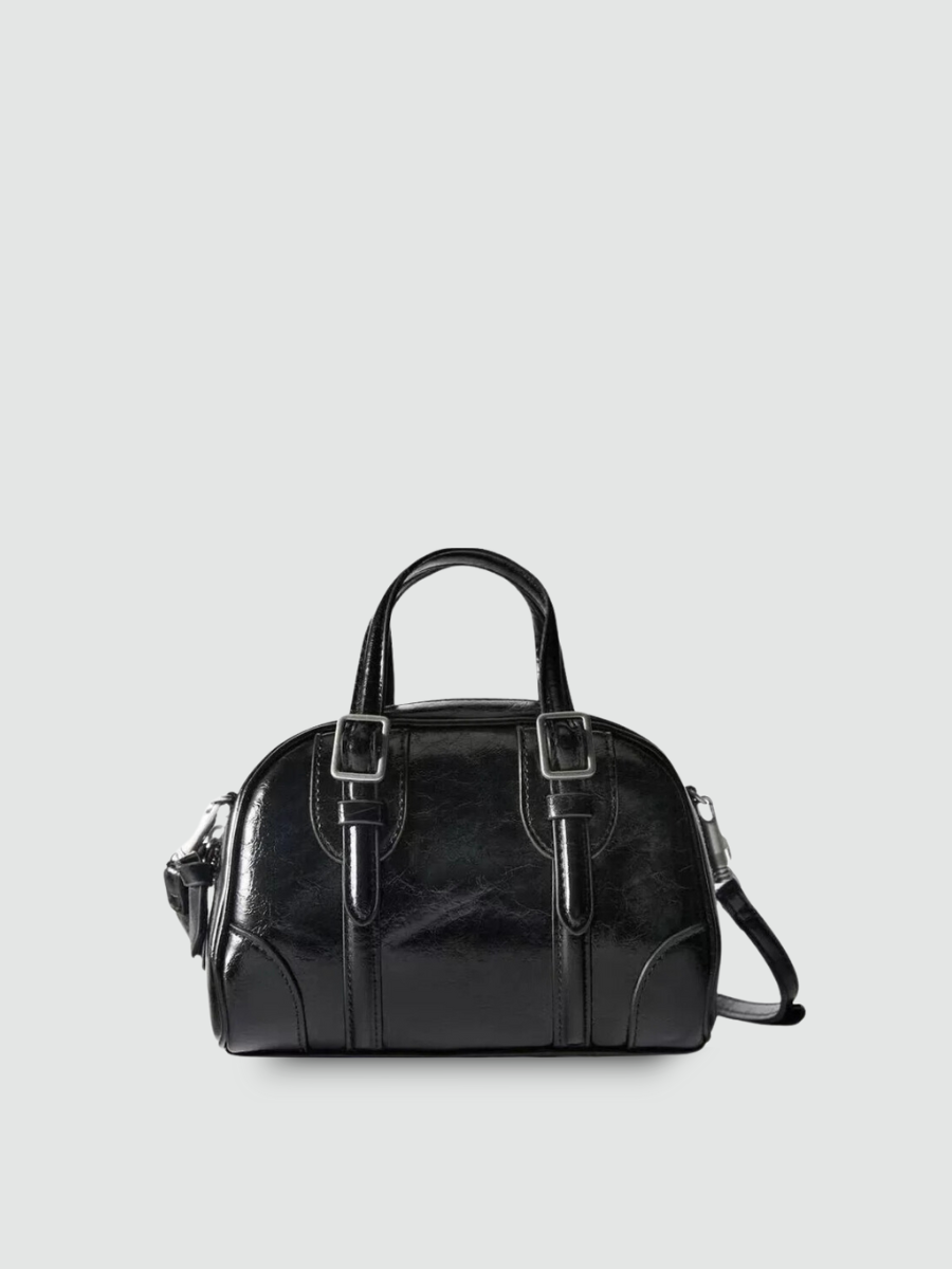 Bolsa Transversal Pequena Preto Garbo Ava - Garboza