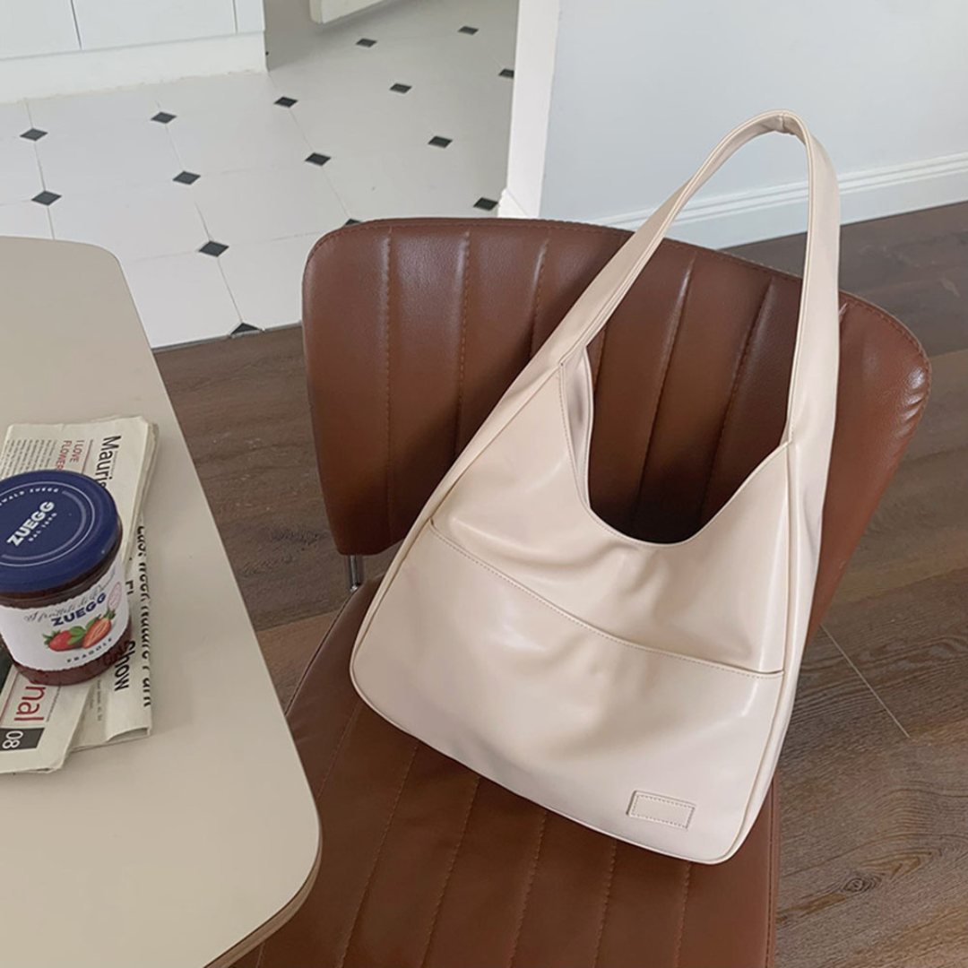 Bolsa Hobo Grande Branca Garbo Giulia - Garboza
