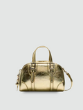 Bolsa Transversal Pequena Dourado Garbo Ava - Garboza