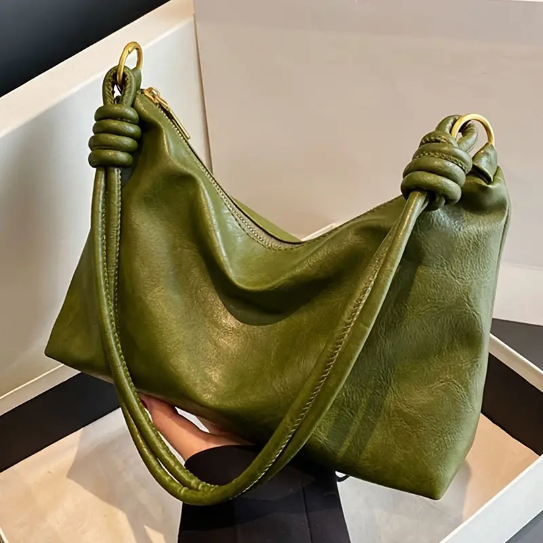 Bolsa de Ombro Média Verde Garbo Antonella - Garboza