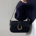 Bolsa De Ombro Pequena Preta Garbo Géssica - Garboza