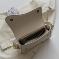 Bolsa De Ombro Pequena Branca Garbo Chiara - Garboza