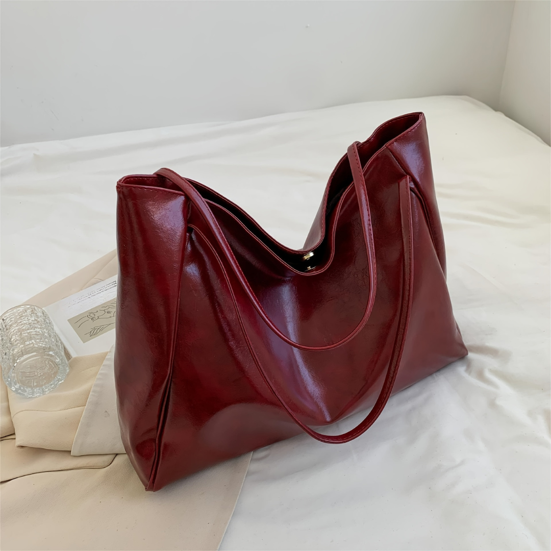 Bolsa Tote Grande Vermelha Garbo Hannah - Garboza