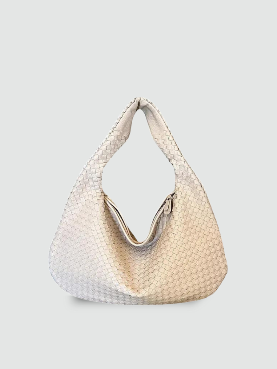 Bolsa de Ombro Grande Branca Garbo Larissa - Garboza